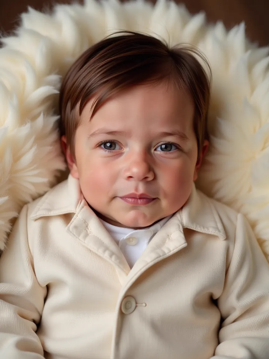 Rotating AI generated baby example