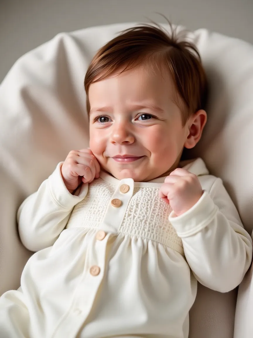 Rotating AI generated baby example