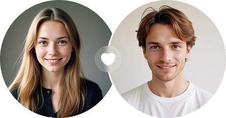 Our AI blends facial features